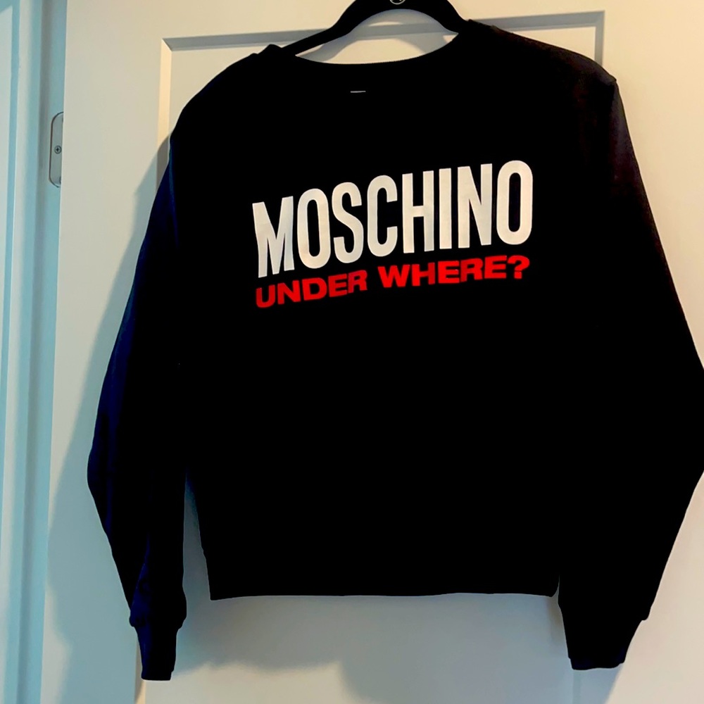 Moschino Under Where? sweater Sz XS never worn